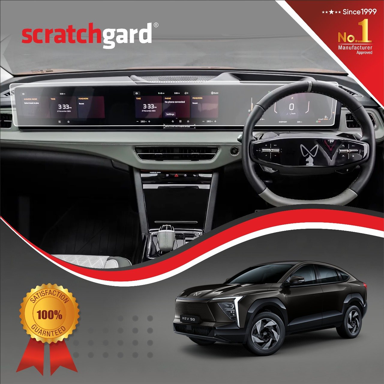 Mahindra BE9 Screen Protector